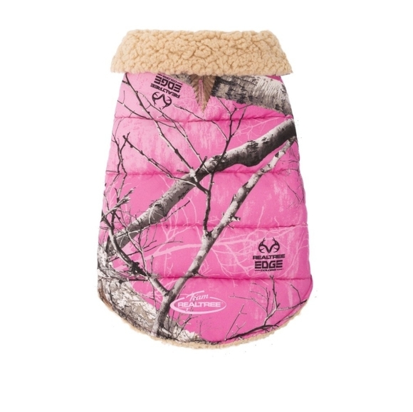 Realtree Pink Camo Dog Jacket Coat 